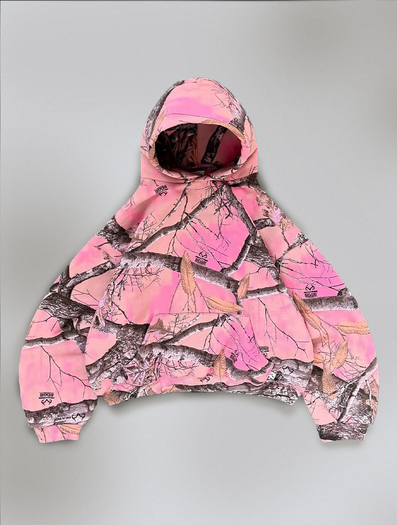 Pink Urban Camo 2-Piece Hoodie & Jogger Set