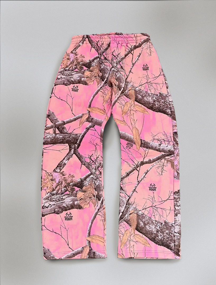 Pink Urban Camo 2-Piece Hoodie & Jogger Set