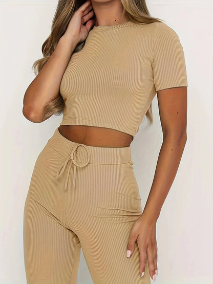 FlexFit 2-Piece Crop & Jogger Set