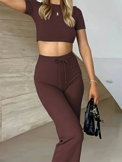 FlexFit 2-Piece Crop & Jogger Set