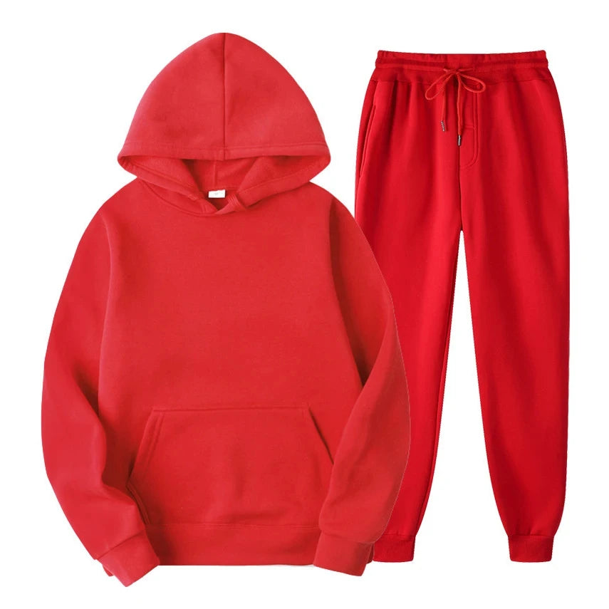 CozyCore Fleece Tracksuit Set