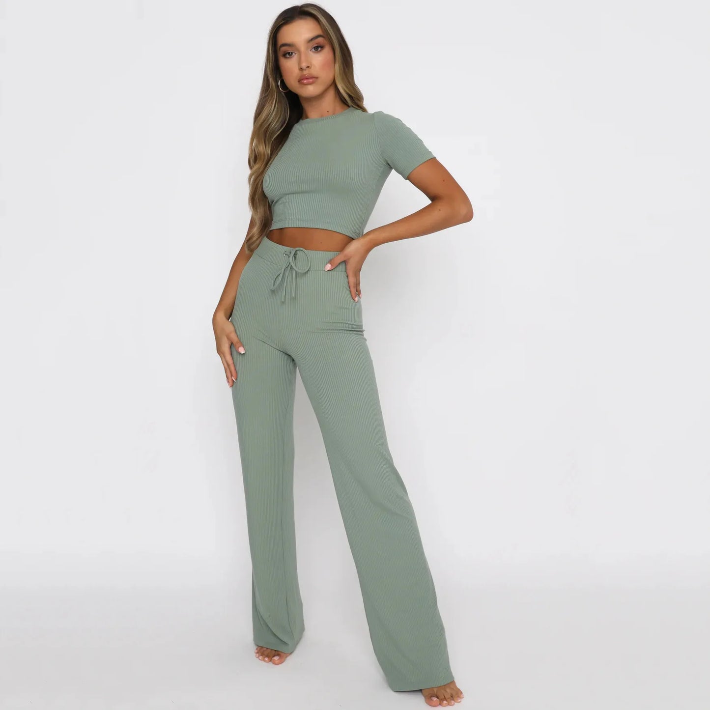 FlexFit 2-Piece Crop & Jogger Set