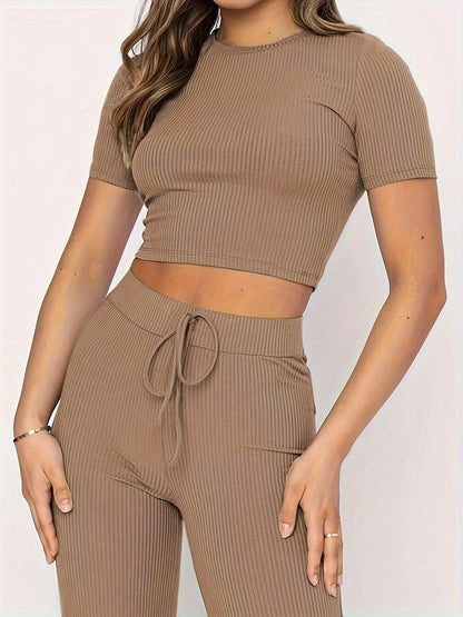 FlexFit 2-Piece Crop & Jogger Set